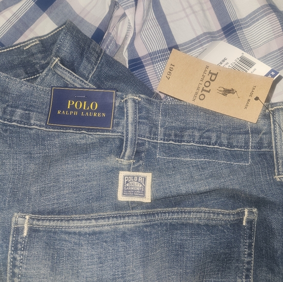 Polo Jeans Distressed loose New Ralph Lauren Mens - Picture 4 of 6